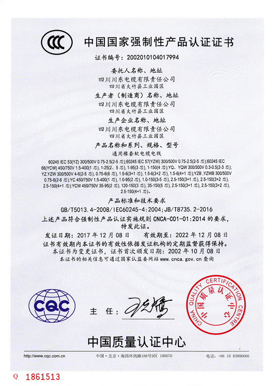 3C certificate 994